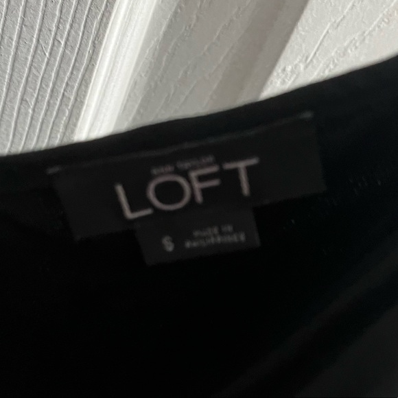 EUC Black LOFT Spaghetti Strap Jumpsuit with Waist Tie - Picture 9 of 9